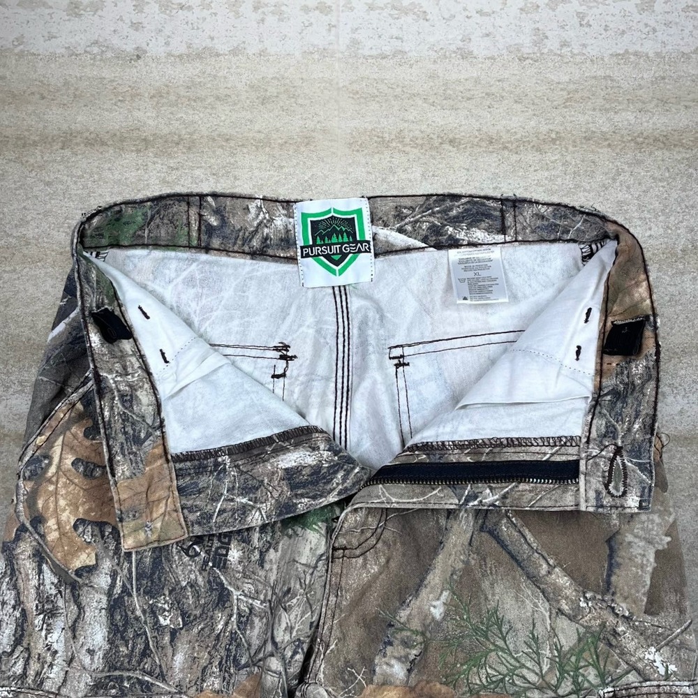 Vintage Real Tree Hunting Camo Tactical Pants Baggy Cargos Crazy Woodland 90s - Picture 4 of 4